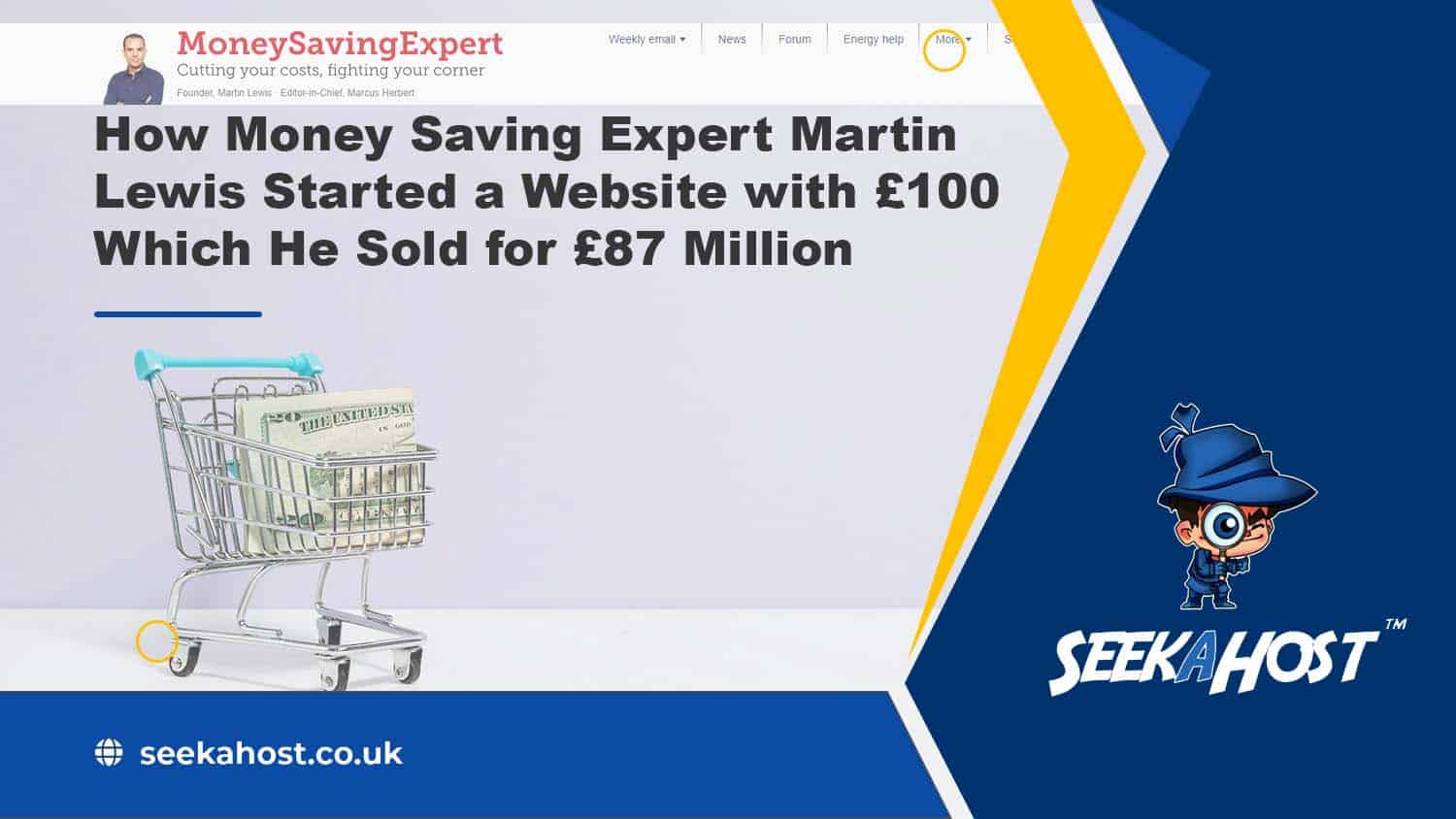 How Money Saving Expert Martin Lewis Started a Website with £100 Which He Sold for £87 Million