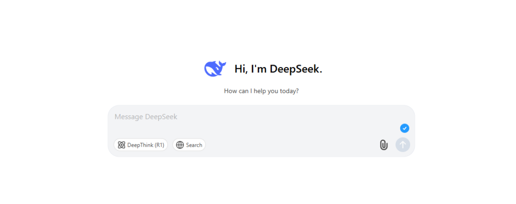 deepseek user screen