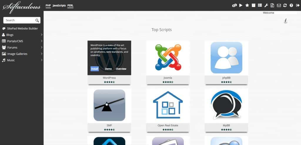 Softaculous - Install WordPress in CPanel