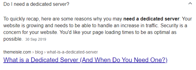 Do you need a dedciated server