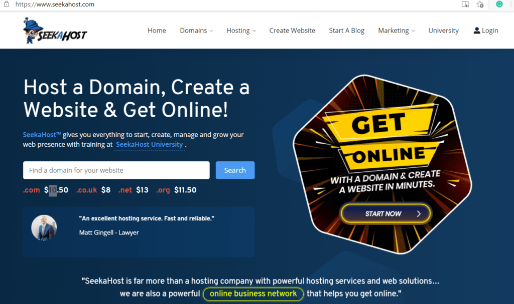 get custom domain email address