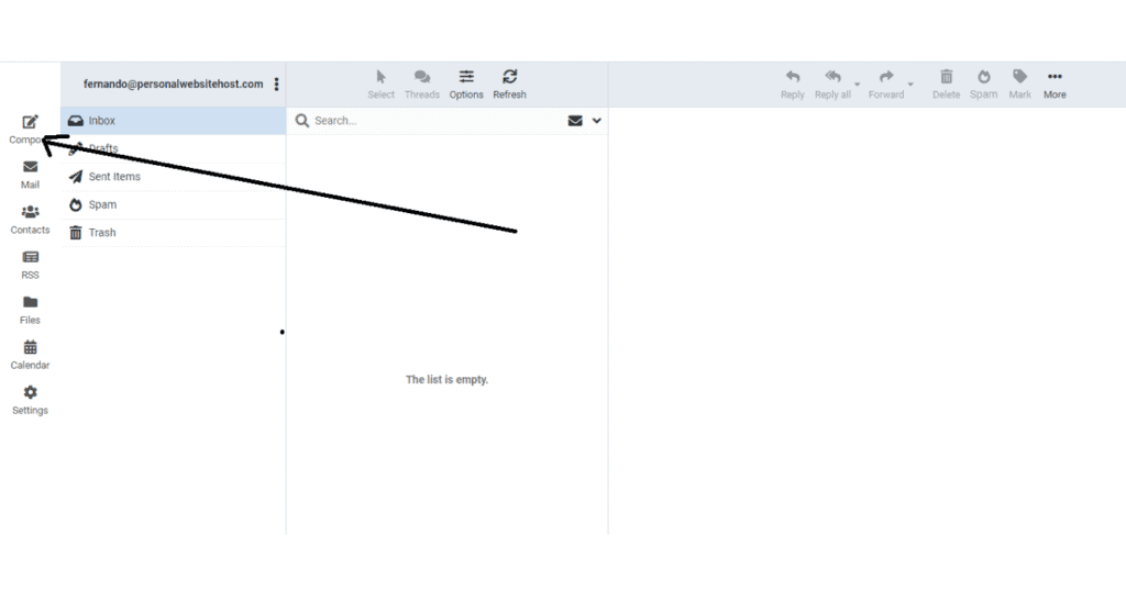 login-to-email-account-and-compose-email