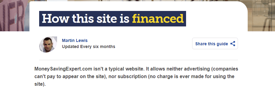 how-is-money-saving-expert-website-financed